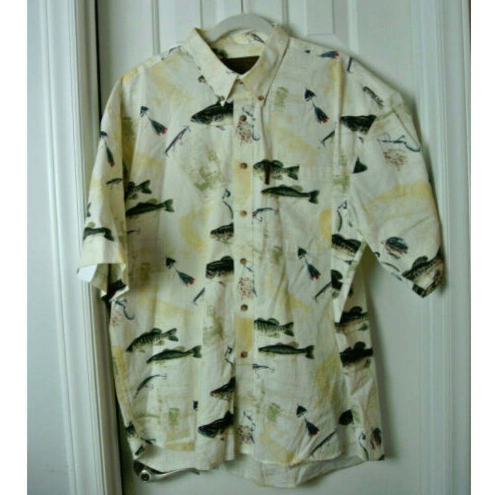 North River Outfitters Men's Fishing Shirt Size XL